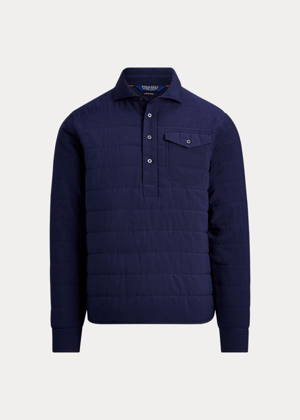 Pullover Ralph Lauren Hombre Azul Marino - Quilted Stretch - MFRHW7348